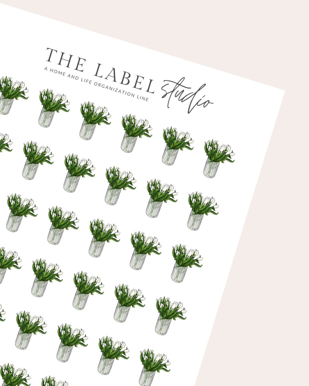 Flowers Deco Sticker Sheet