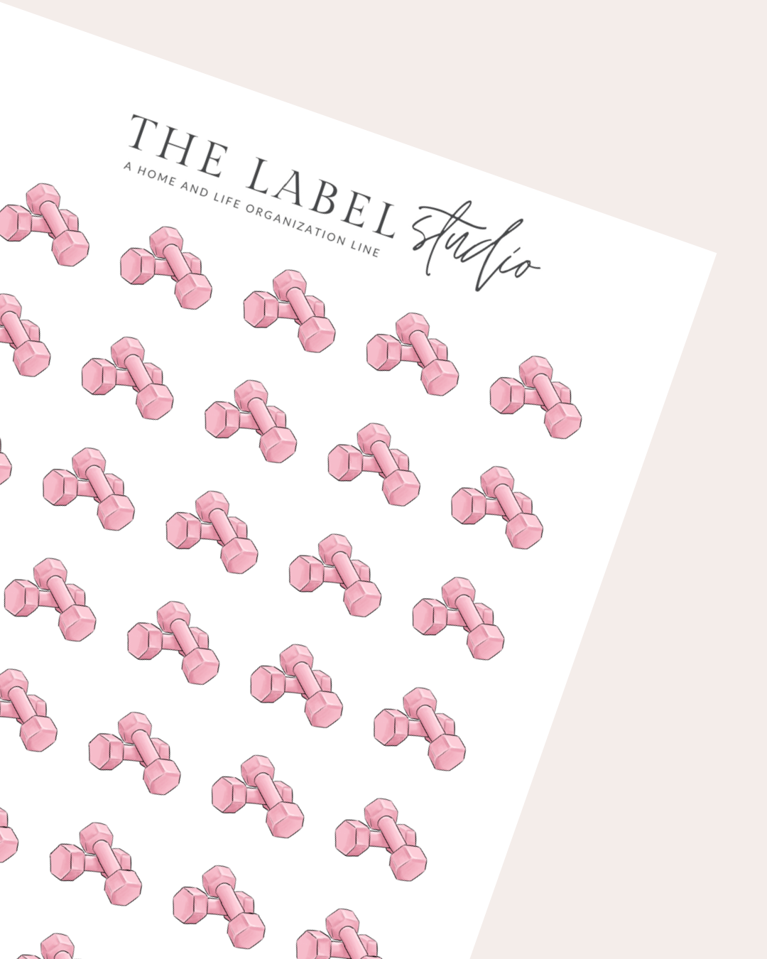 Weights Deco Sticker Sheet