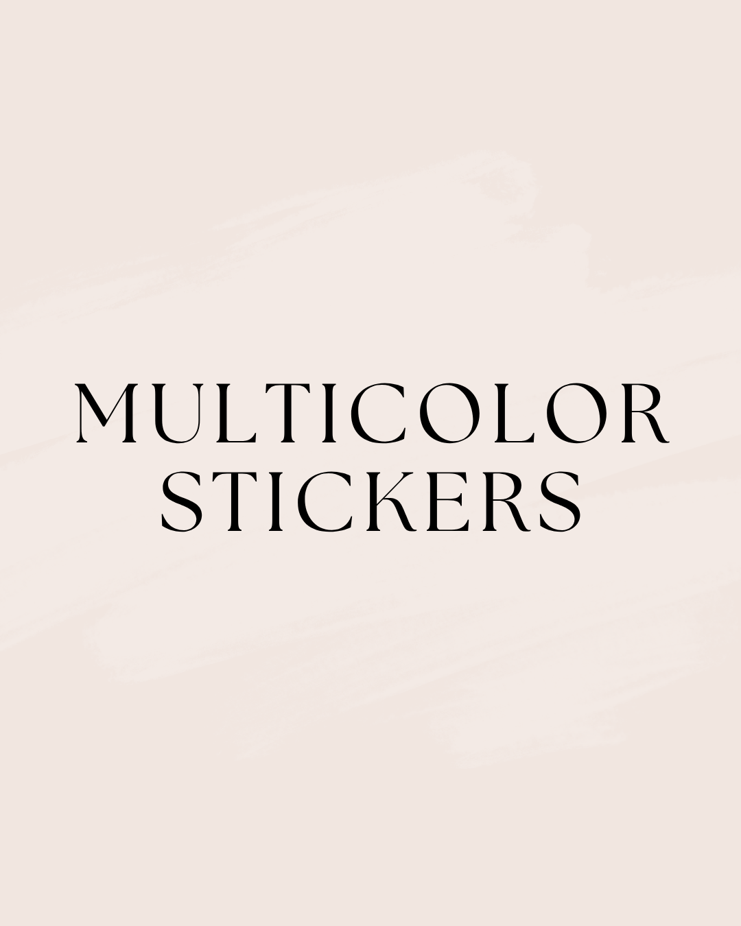 Multicolor Stickers