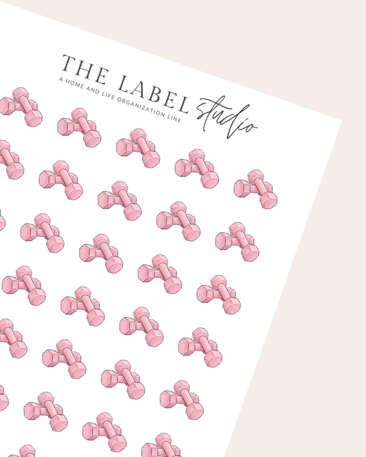 Weights Deco Sticker Sheet