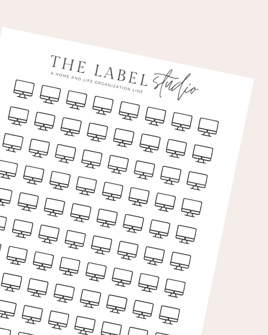 Computer Icon Sticker Sheet