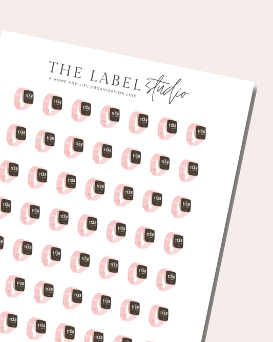 Smart Watch Deco Sticker Sheet