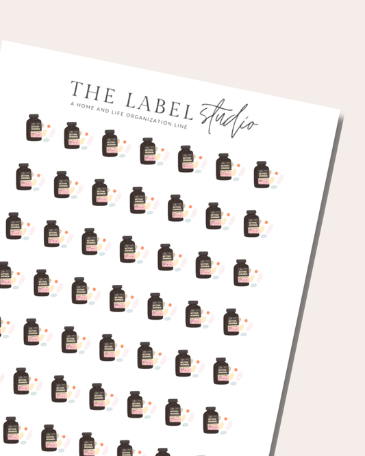 Vitamins Deco Sticker Sheet