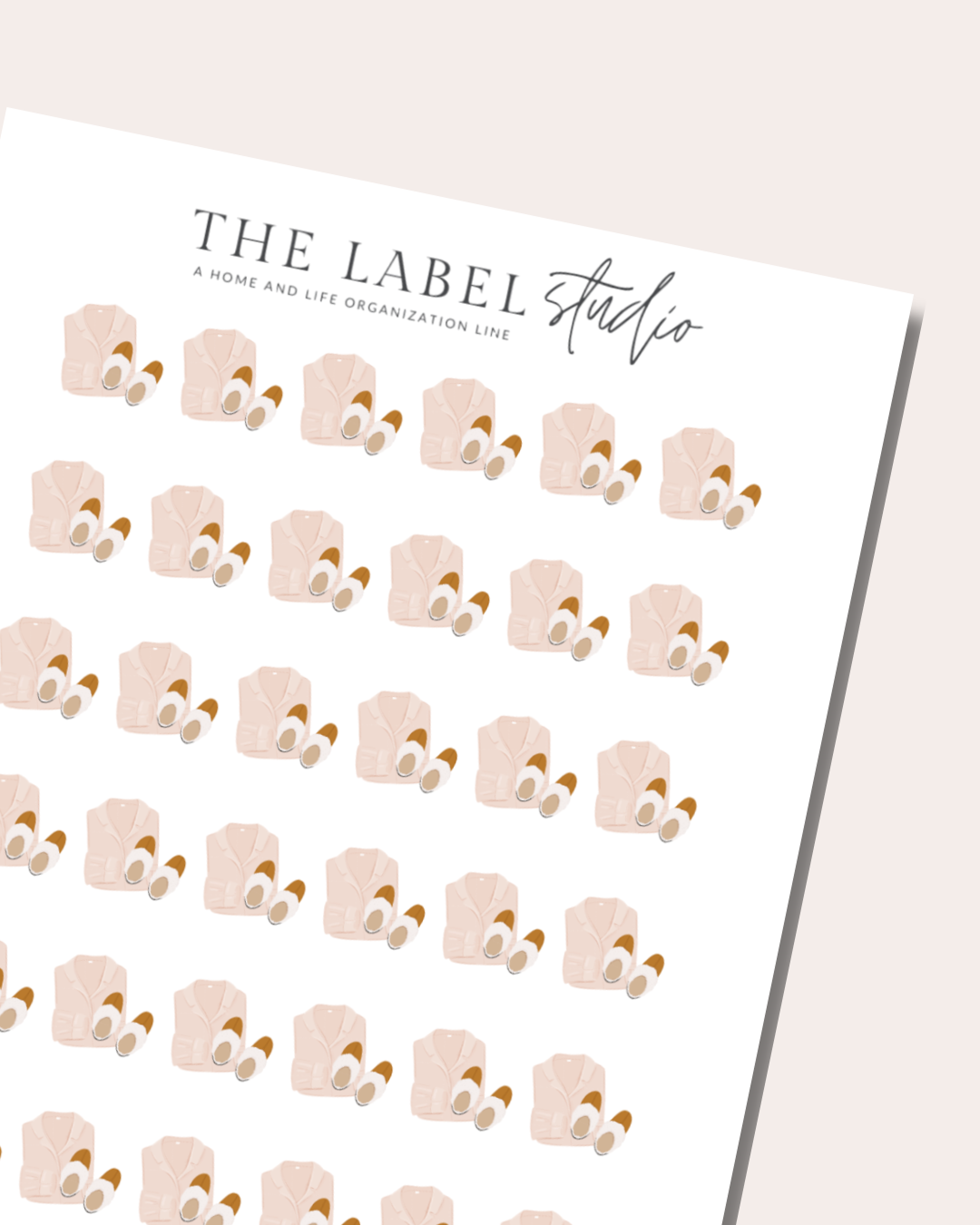 Pajamas Deco Sticker Sheet