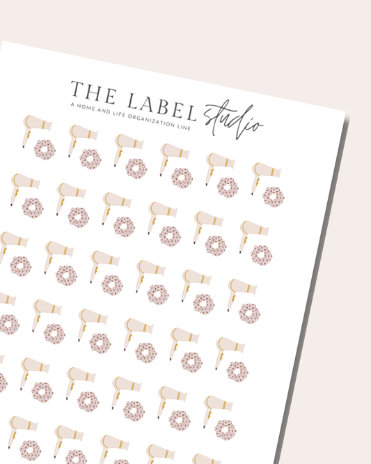 Hair Tools Deco Sticker Sheet