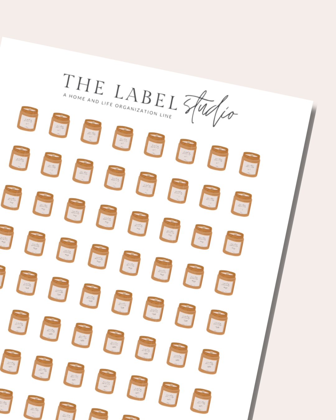 Candles Deco Sticker Sheet