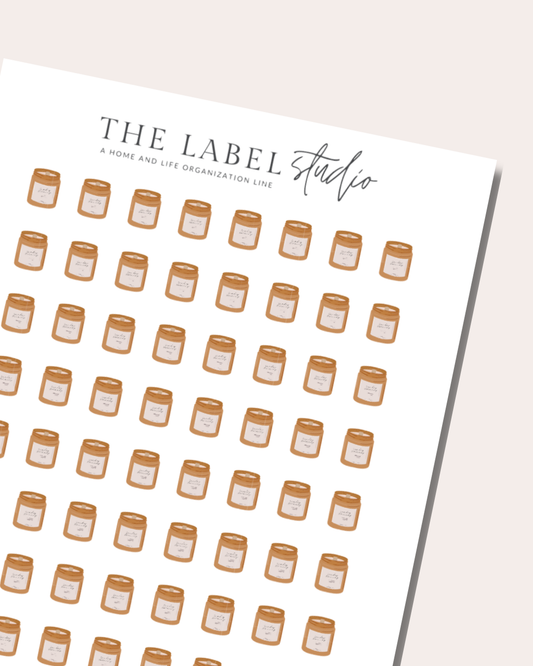 Candles Deco Sticker Sheet