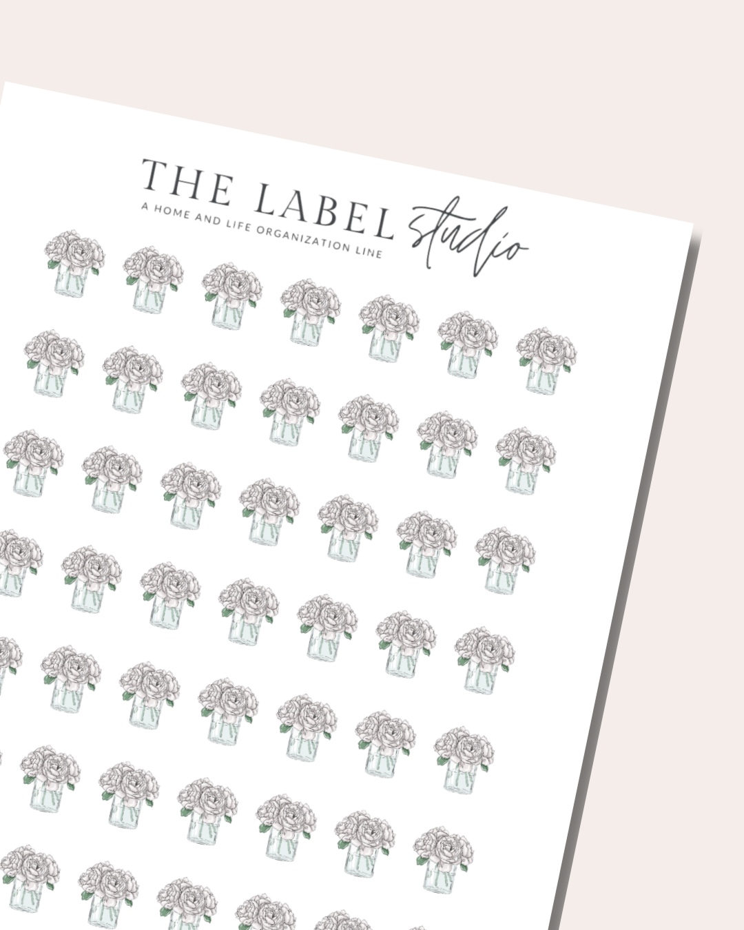 Flowers Deco Sticker Sheet