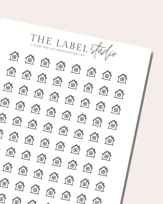 House Icon Sticker Sheet